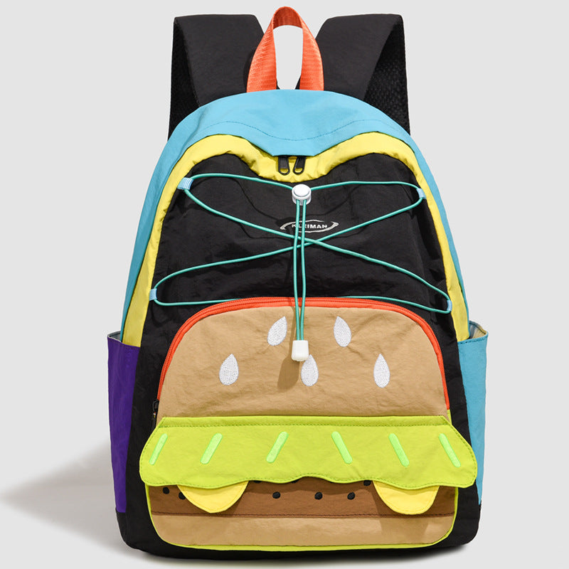 Cute Cartoon For Large Capacity Simple Youthful Leisure Backpack