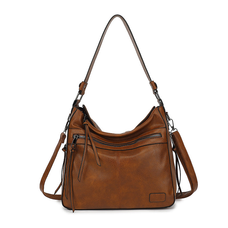Classic Versatile Glamorous Women's Fashion Zipper Women's Messenger Bag