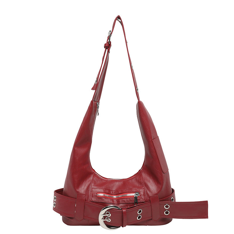 Women's Retro Trendy Out Commuter Large Capacity Sweet Cool Tote Bag
