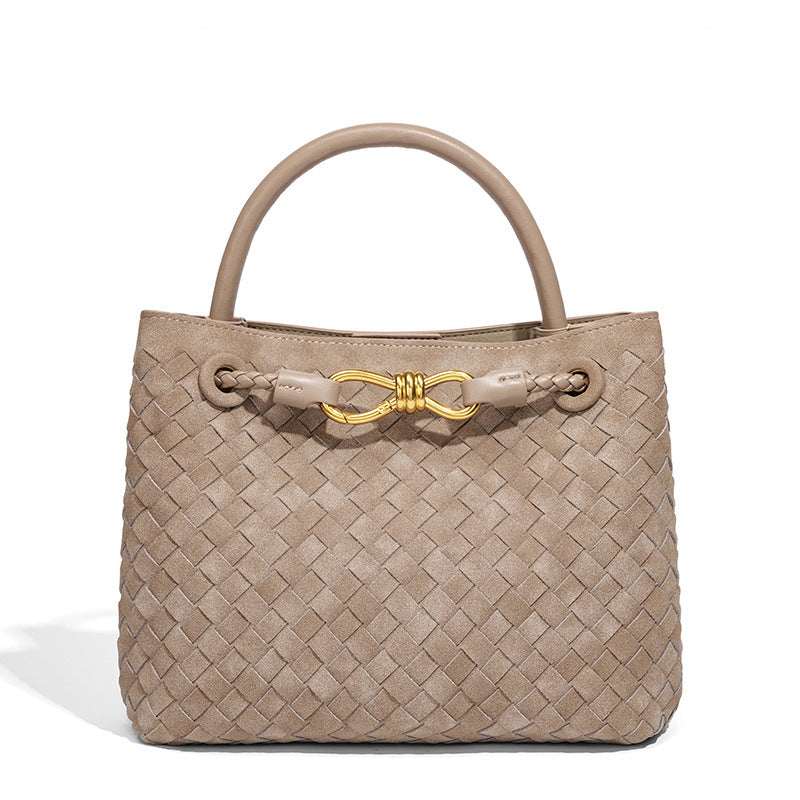 Women's Horizontal Versatile Bow Design String Clip Handbags