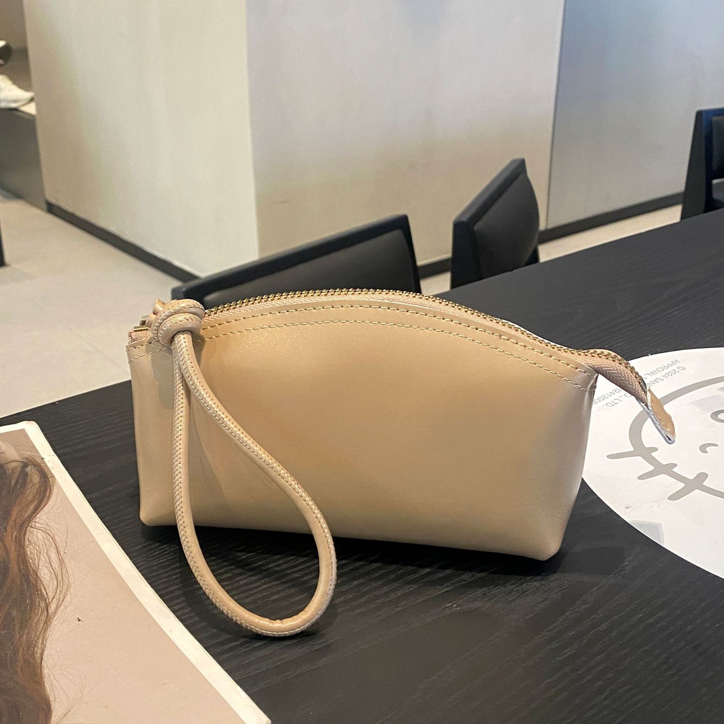 Leather Lady's Fashionable Practical Dumpling Shell Simple Bags