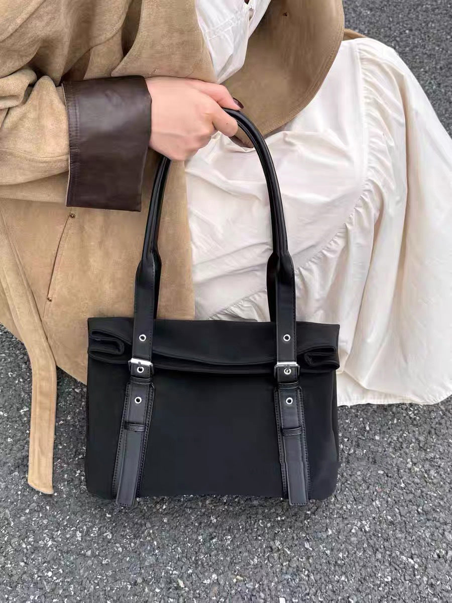 Women's Affordable Luxury Fashion Versatile High Quality Commuter Underarm Minority Stitching Bags