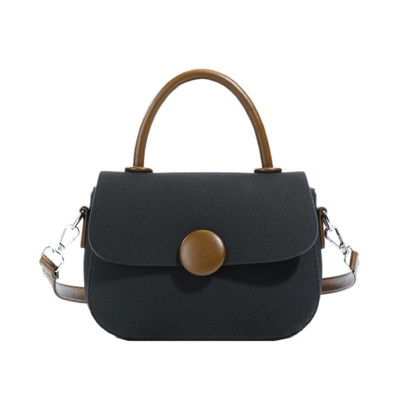 Women's Solid Color Trendy Unique Portable Air Small Square Bags