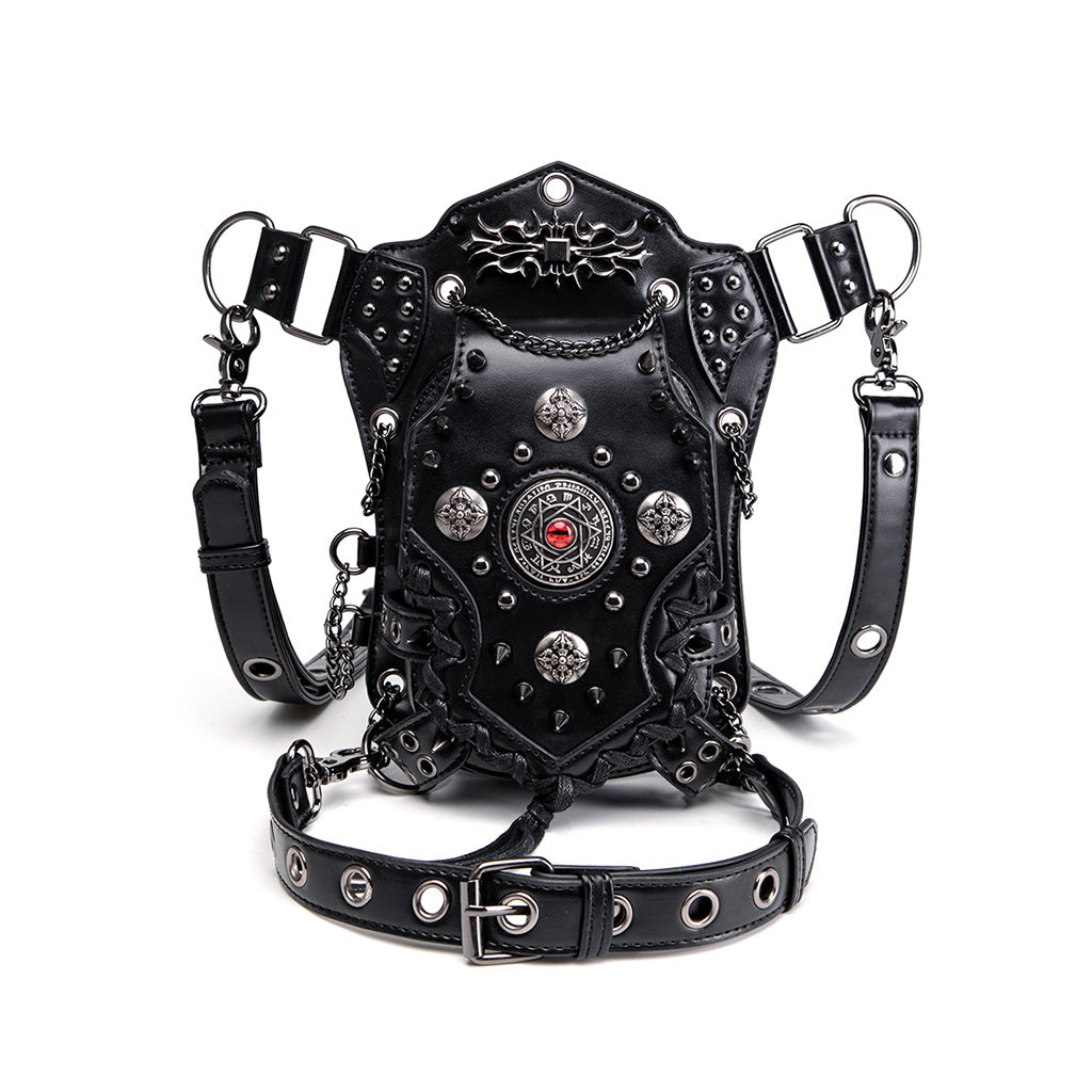 Women's Creative Skull Dark Punk Motorcycle Women's Messenger Bag