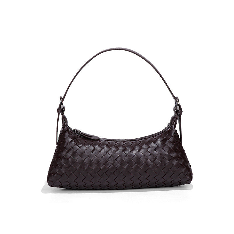Women's Fashionable Hand-woven High-grade Dumpling Underarm Handbags