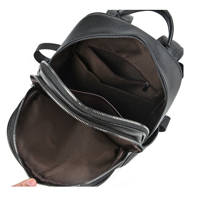 Women's & Men's Black Temperament Multifunctional Women's Backpack