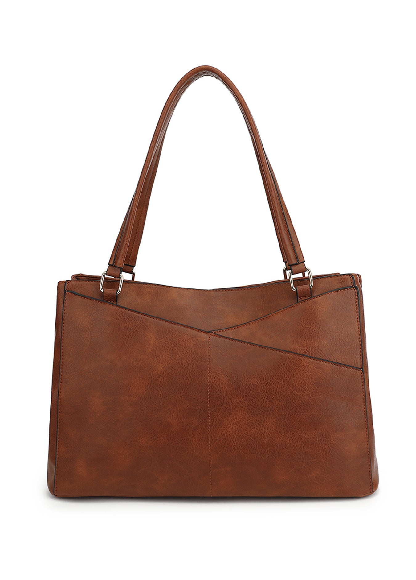 Large Capacity Compartment Work Single Solid Women's Shoulder Bag