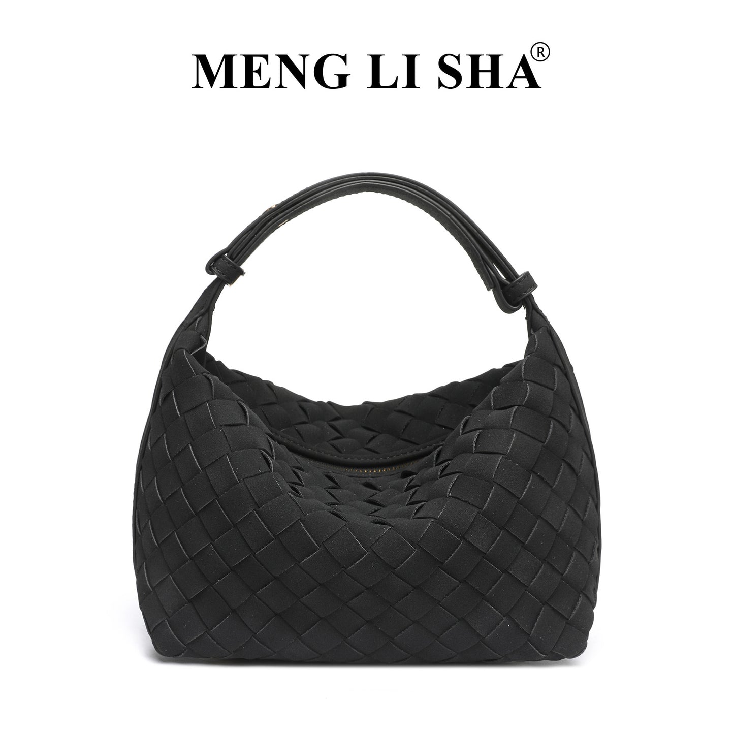 Women's Matte Leather Texture Woven Portable Lunch Atmosphere Food Basket Bags