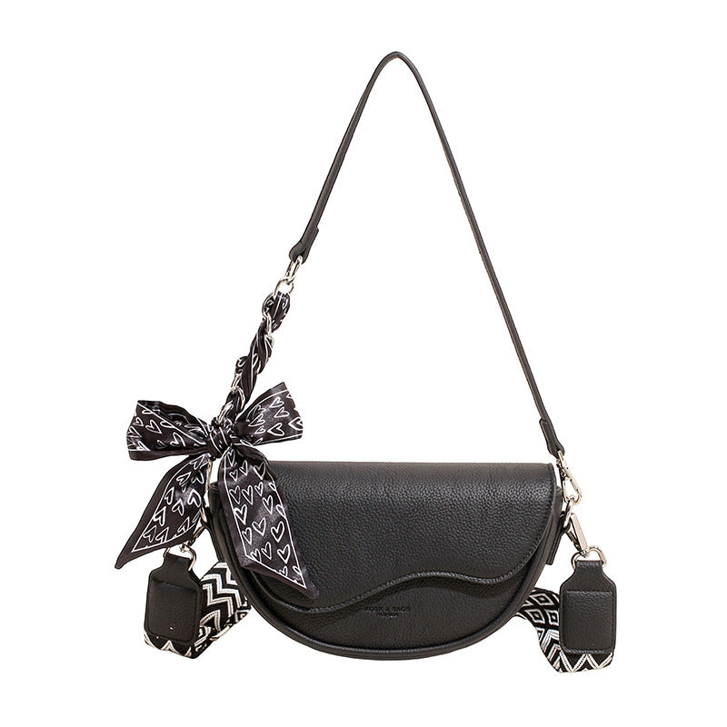 Women's Taro Purple Lace Bow Chain Commuter Bags