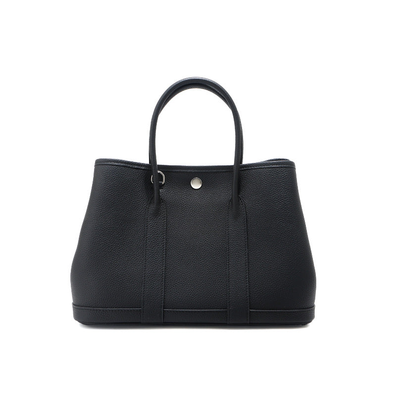 Women's First Layer Cowhide Garden Large Capacity Hand Carrying Leather Advanced Shoulder Bags