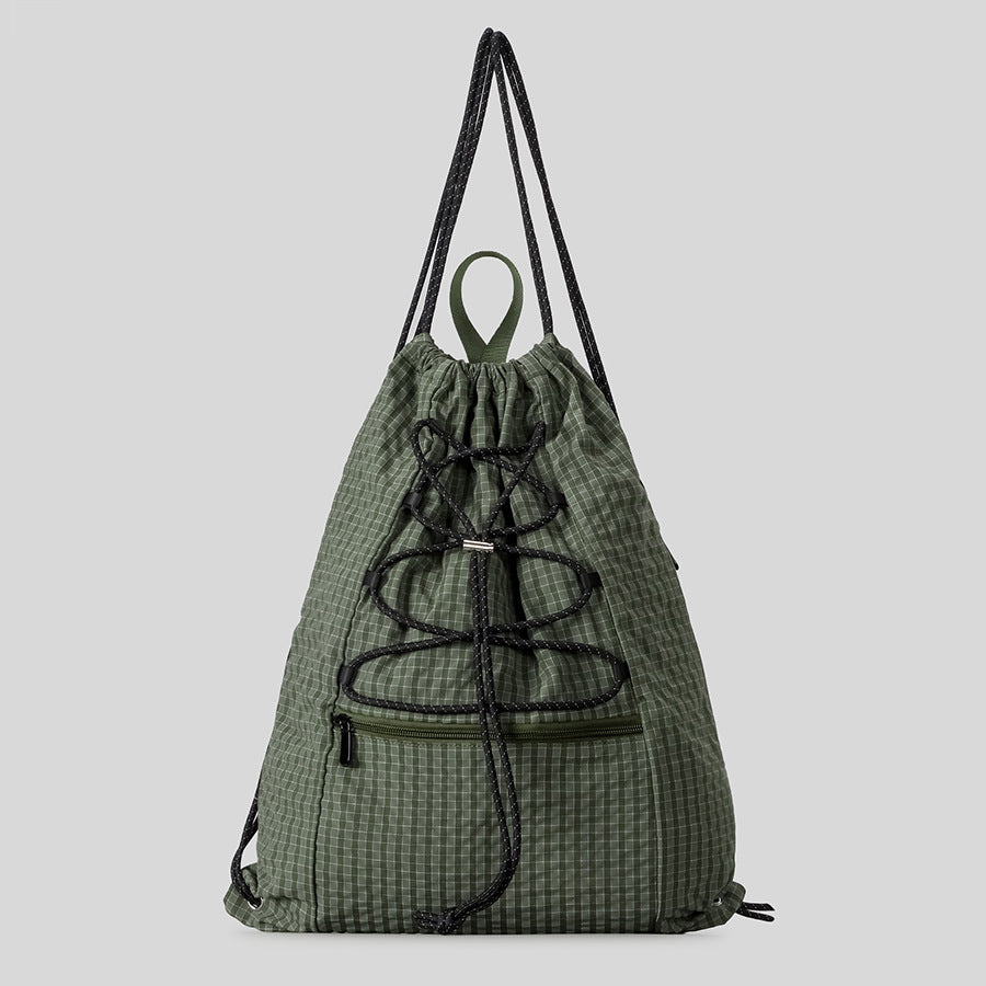 Women's & Men's Capacity Lightweight Nylon Strap Drawstring Good-looking Early Leisure Backpack