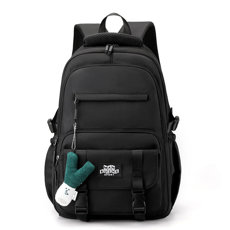 Female High Large Capacity Solid Color Primary Class Korean Simple Backpacks