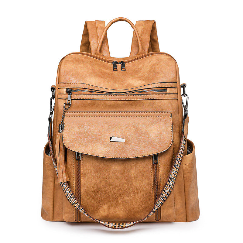 Women's Spring Fashion Retro Lady's Large Capacity Women's Backpack