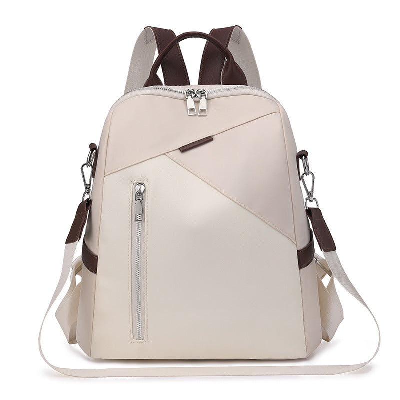 Classic Lightweight Fashion Stitching Trendy Simple Women's Backpack