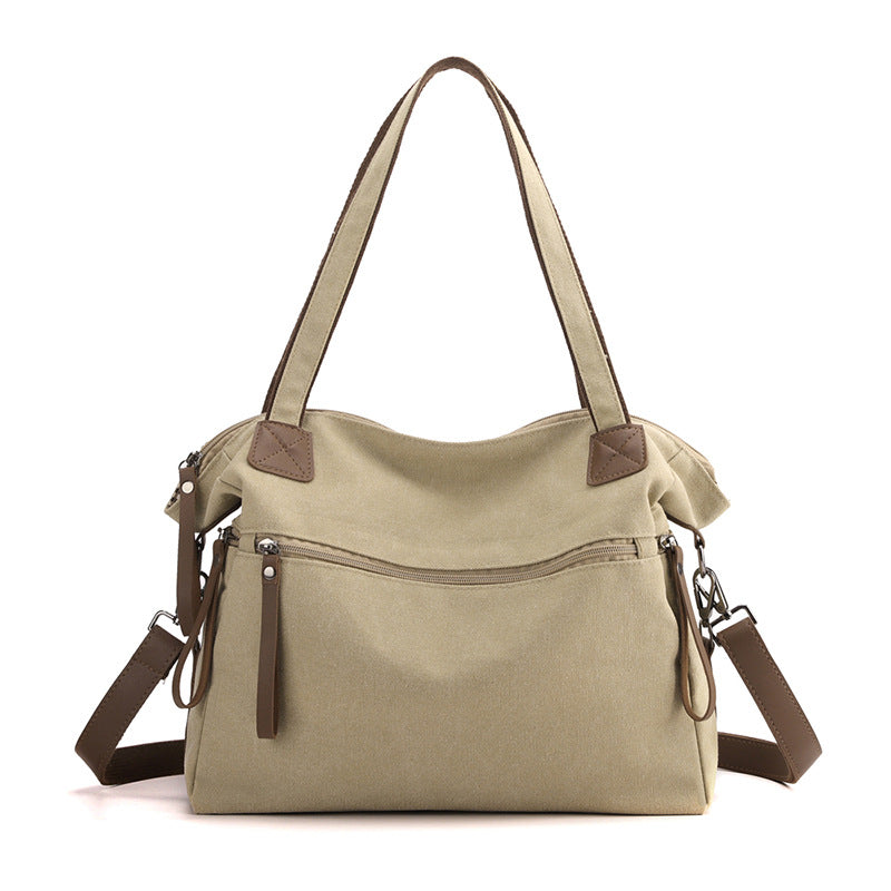 Women's Quality Canvas Large Capacity Commuter Totes Women's Shoulder Bag