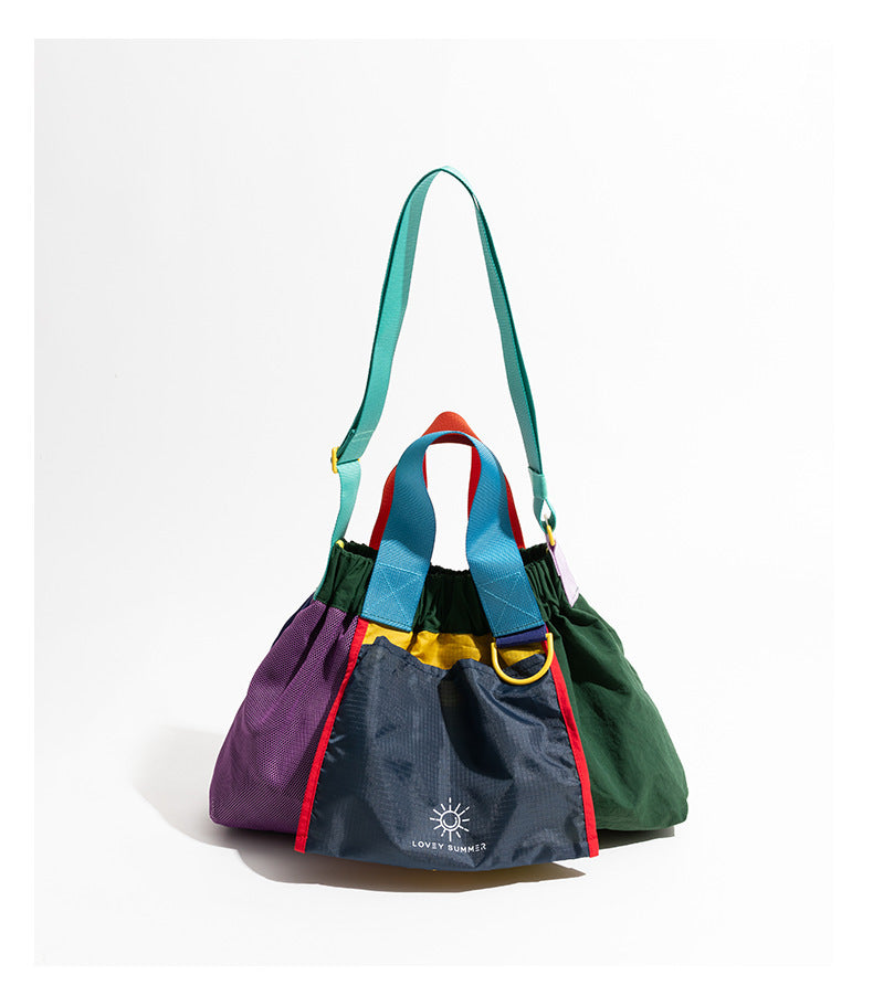 Women's Contrast Color Dopamine Dumpling Sweet Fresh Women's Messenger Bag