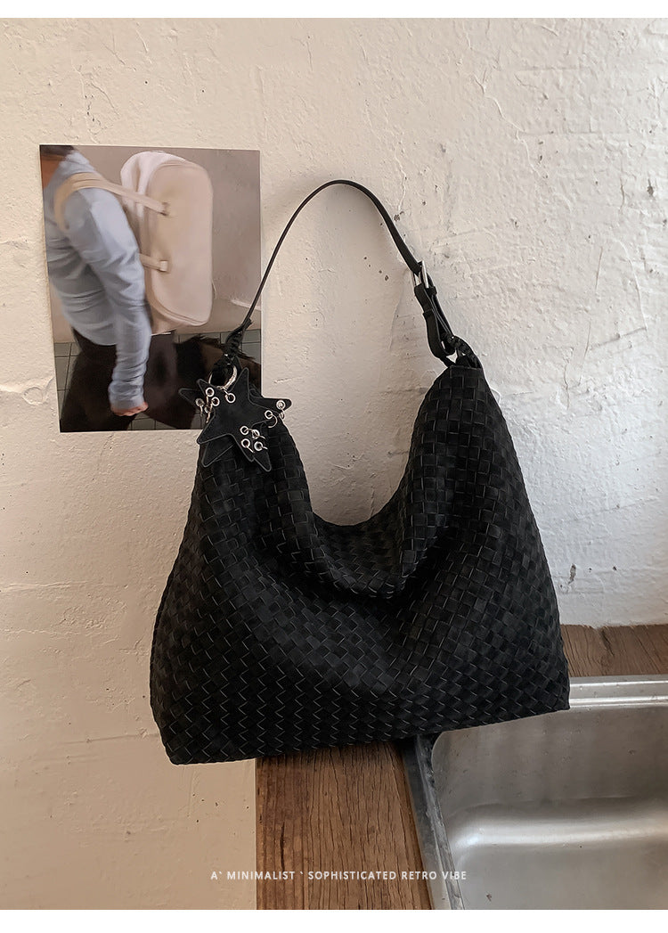 Women's Korean Style Lazy Large Capacity Vintage Women's Shoulder Bag