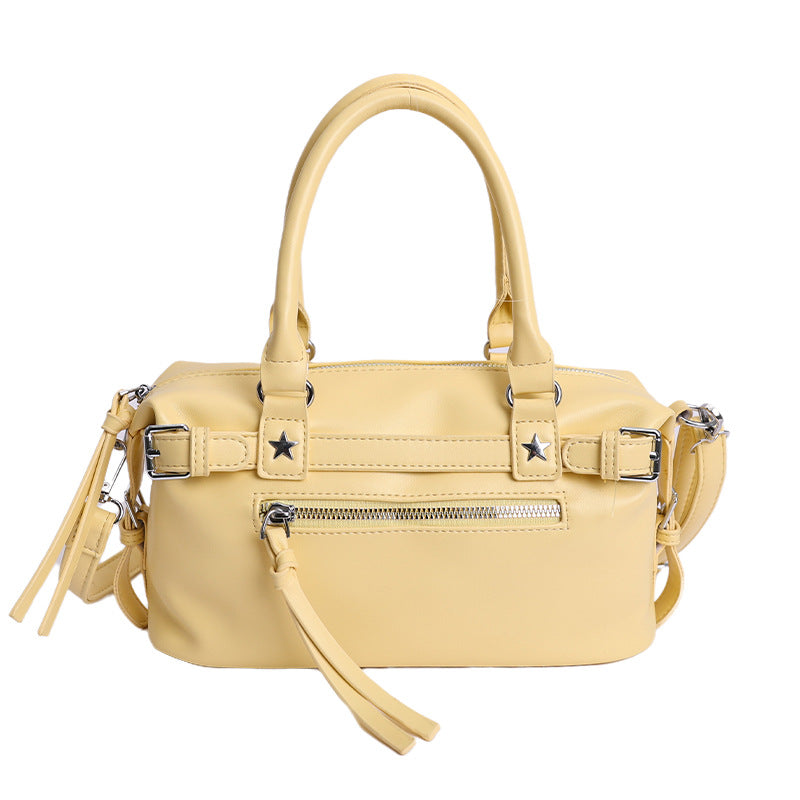 Women's Fashion Haulage Motor Style Portable Super Popular Niche Women's Handbag