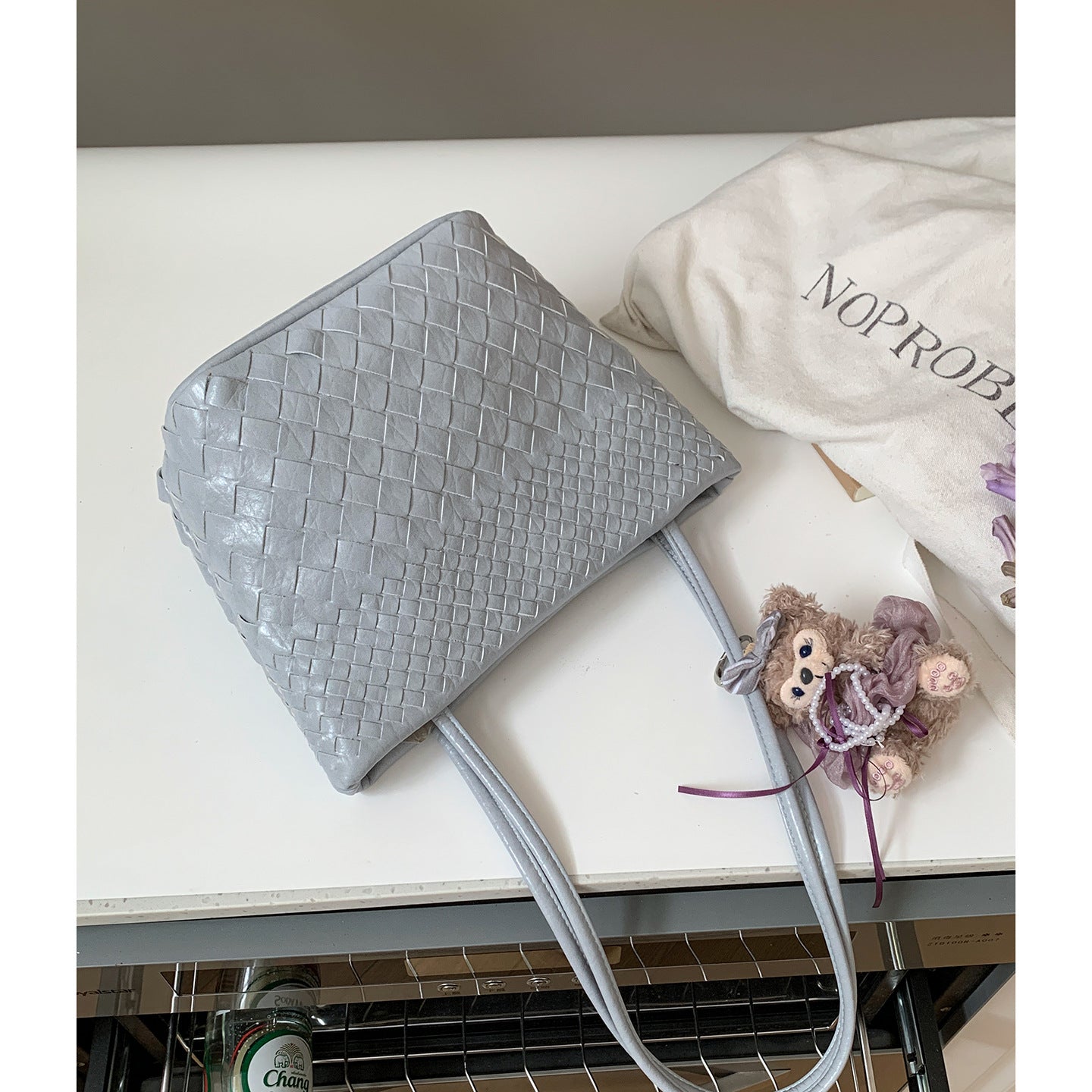 Stylish Women's Niche Texture Simple Woven Underarm Bag