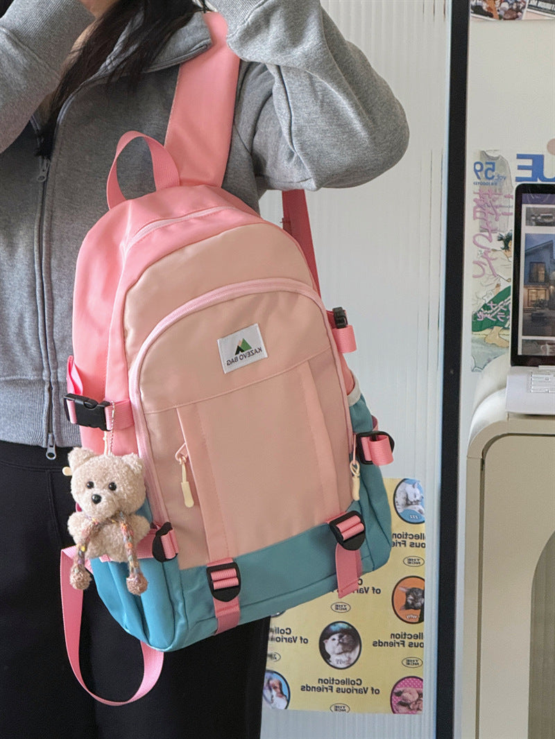 Color Large Capacity Personalized University Style Backpacks
