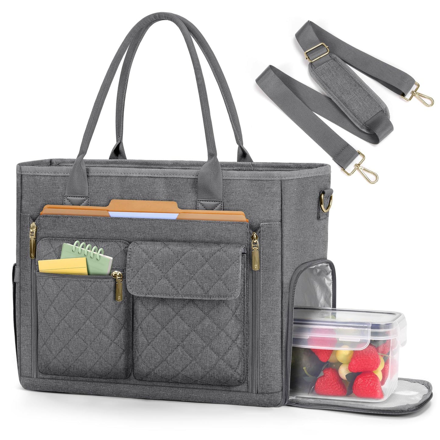 Teacher Large Capacity Pouch Professional Insulation Tote Bag