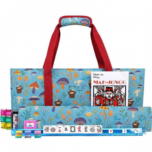 American Mahjong Set Large Capacity Three-piece Multifunctional Makeup Bag