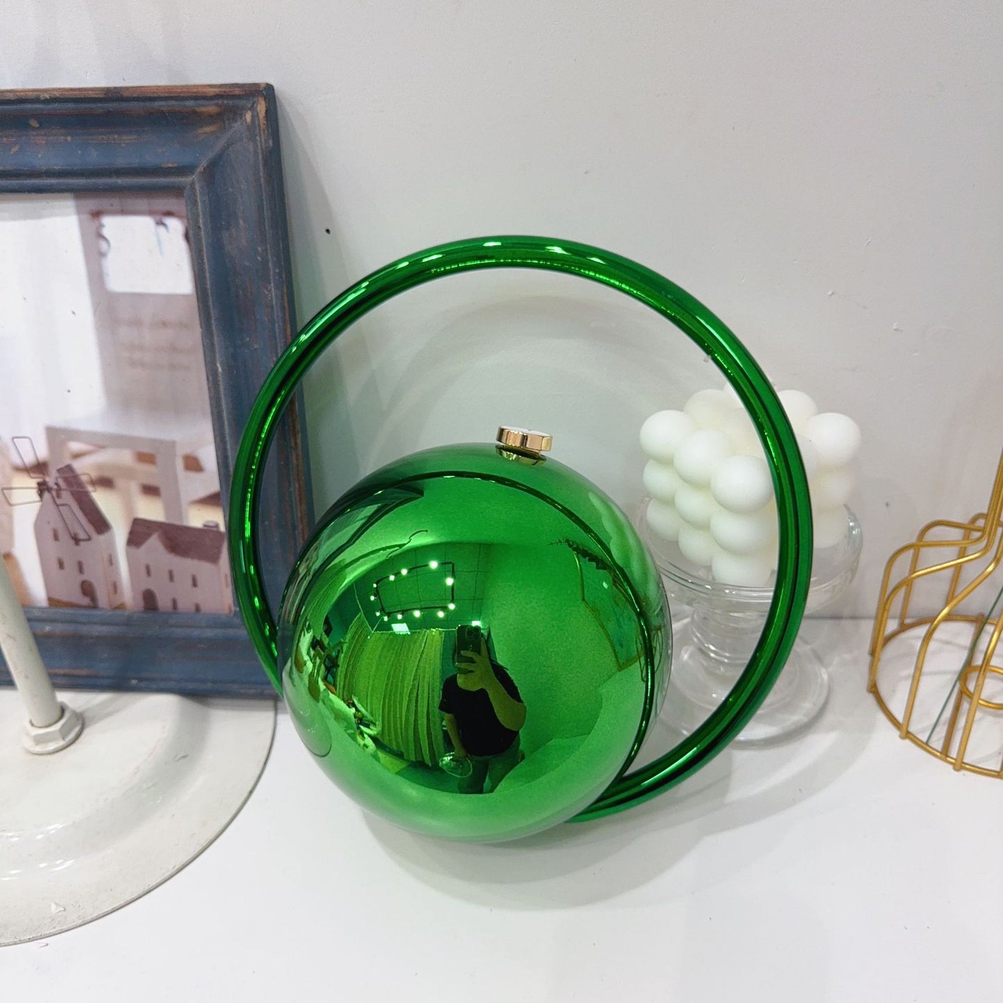 High Sense Technology Spherical Dinner Electroplating Simple Bags