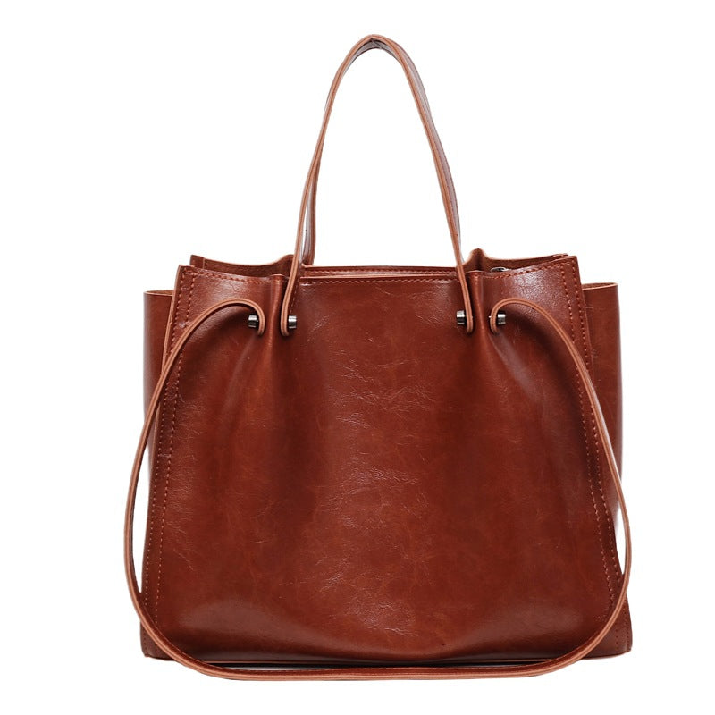Women's Retro Simple Fashion Large Capacity Women's Shoulder Bag