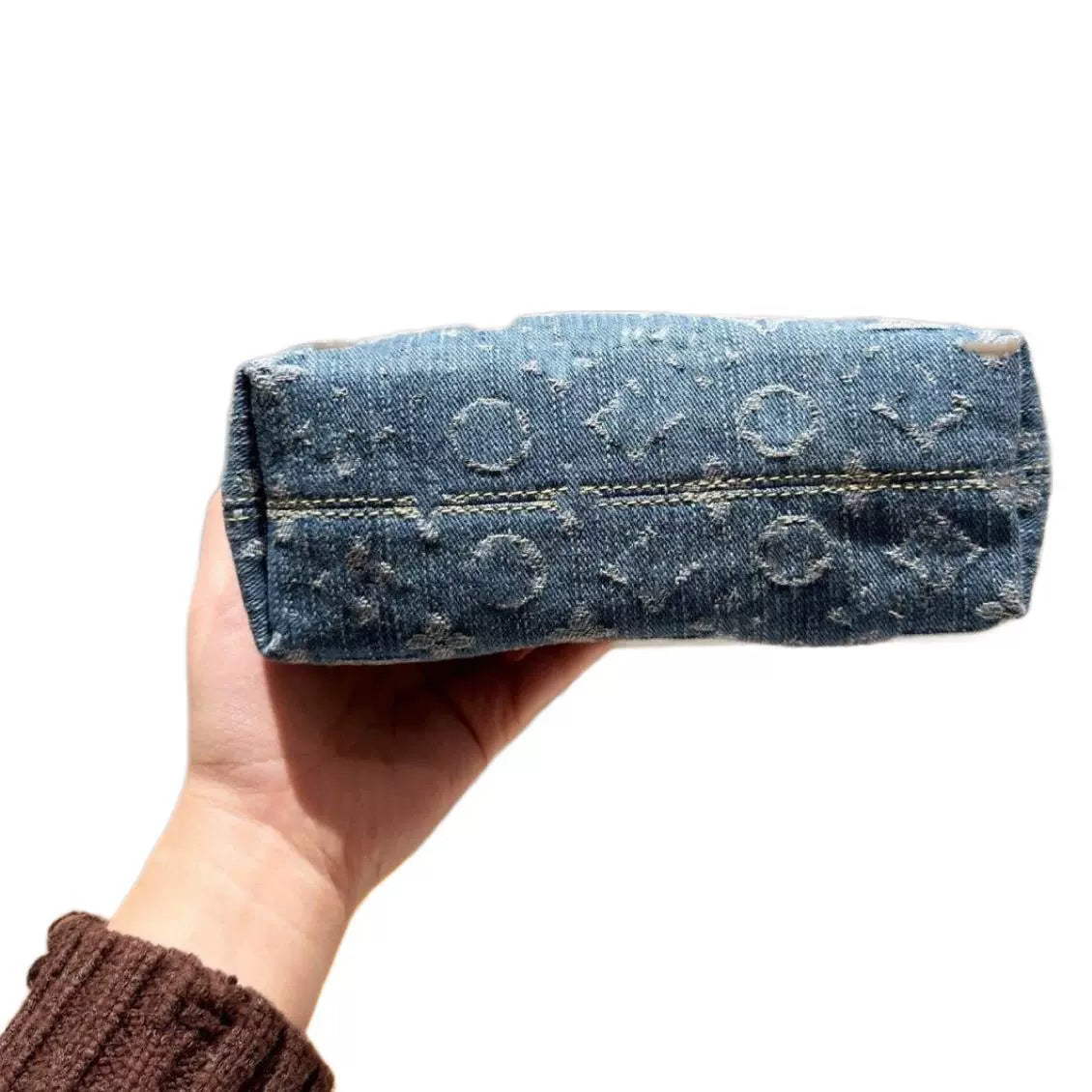 Women's Denim Lunch Box Pea Ingot Portable Underarm Bag