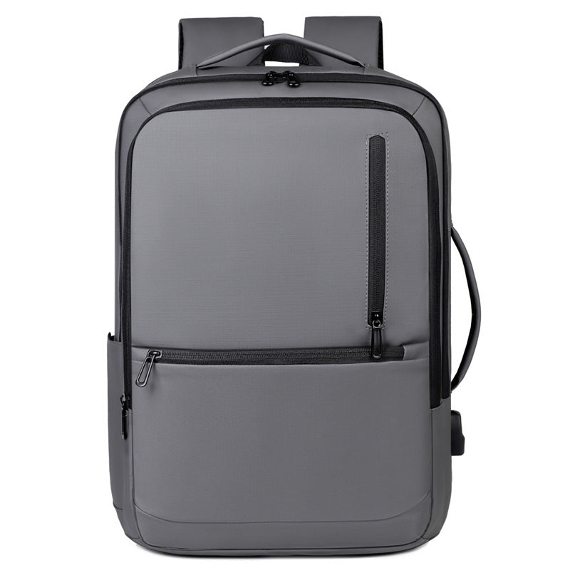 Men's Derm Waterproof Expandable Computer College Business Backpack