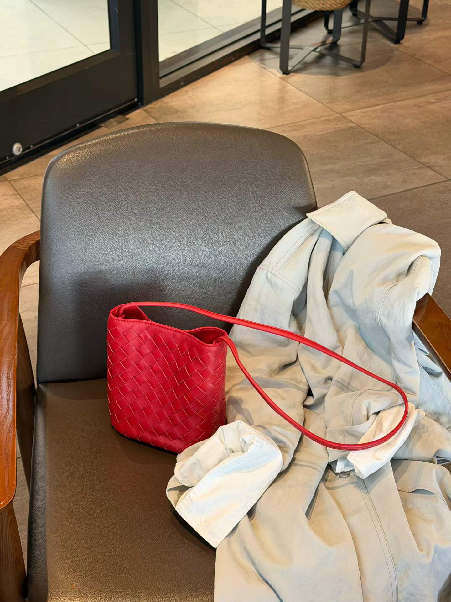 Women's Summer Sheepskin Commuter Woven Niche Women's Shoulder Bag