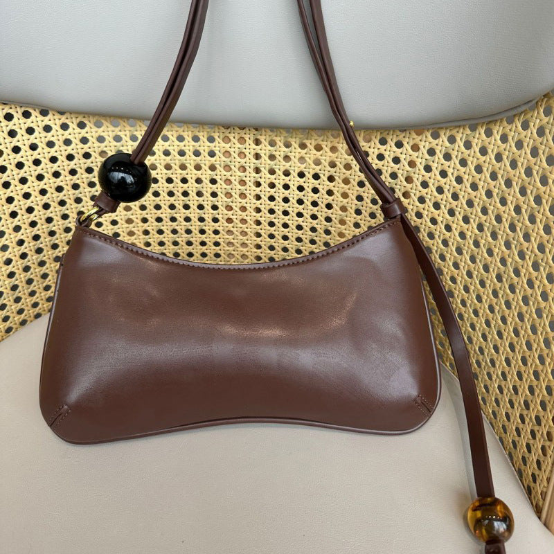 Women's French Minority Retro Stick Fashion Niche High Underarm Bag