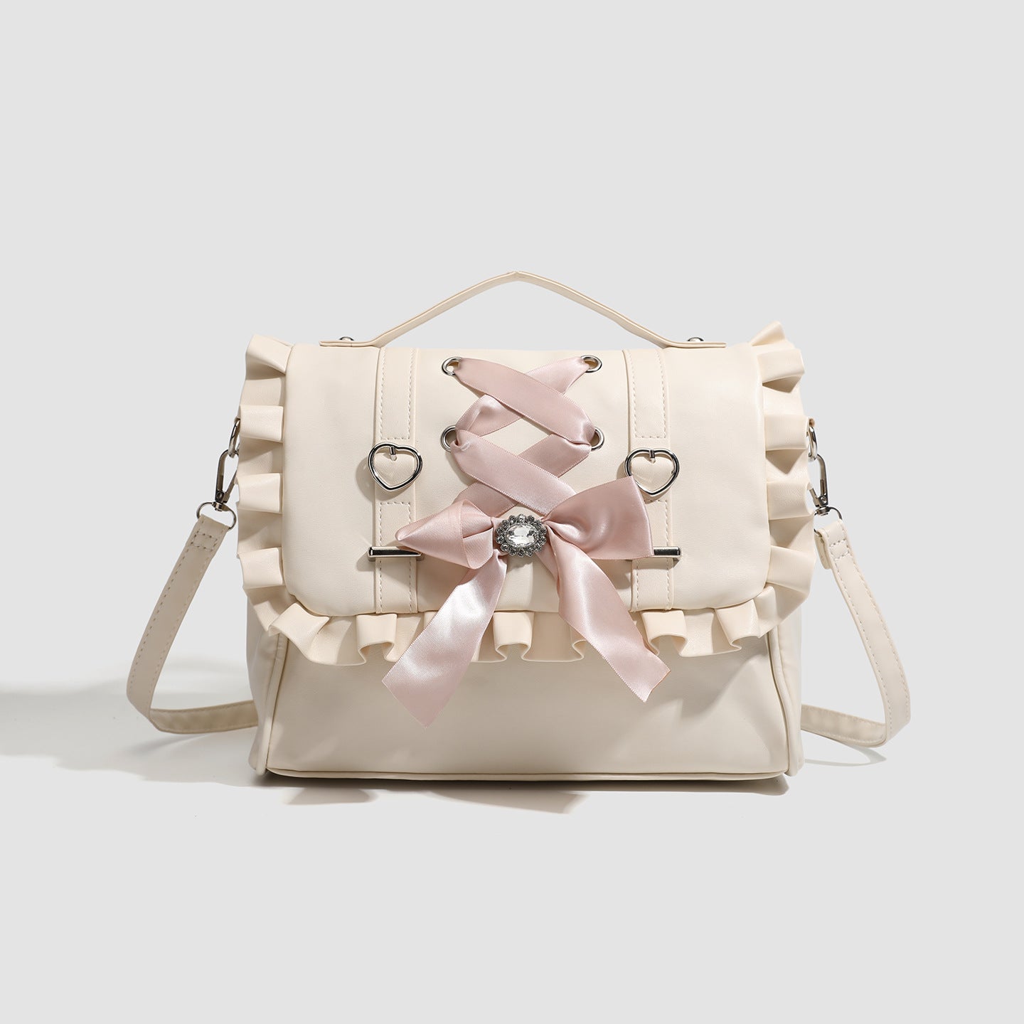 Women's Lolita Bow Control Strap Love Portable Women's Backpack