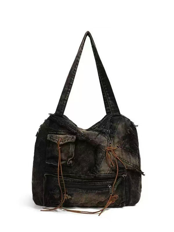 Women's Large Capacity Totes Hot Vintage Washed Bags