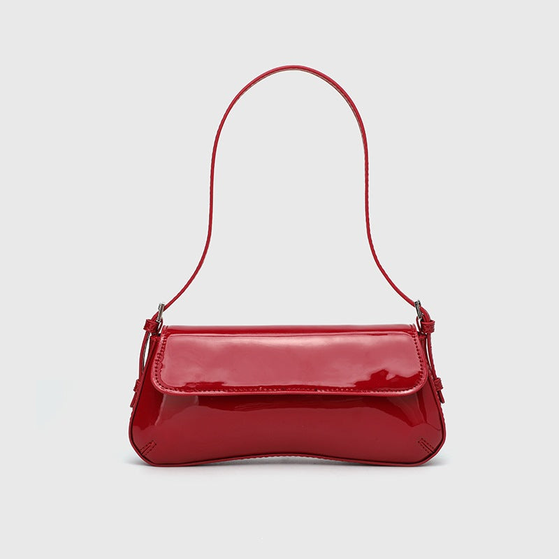 Baguette Spring Idle Style Fashion Simple Commute Flip Underarm Bag