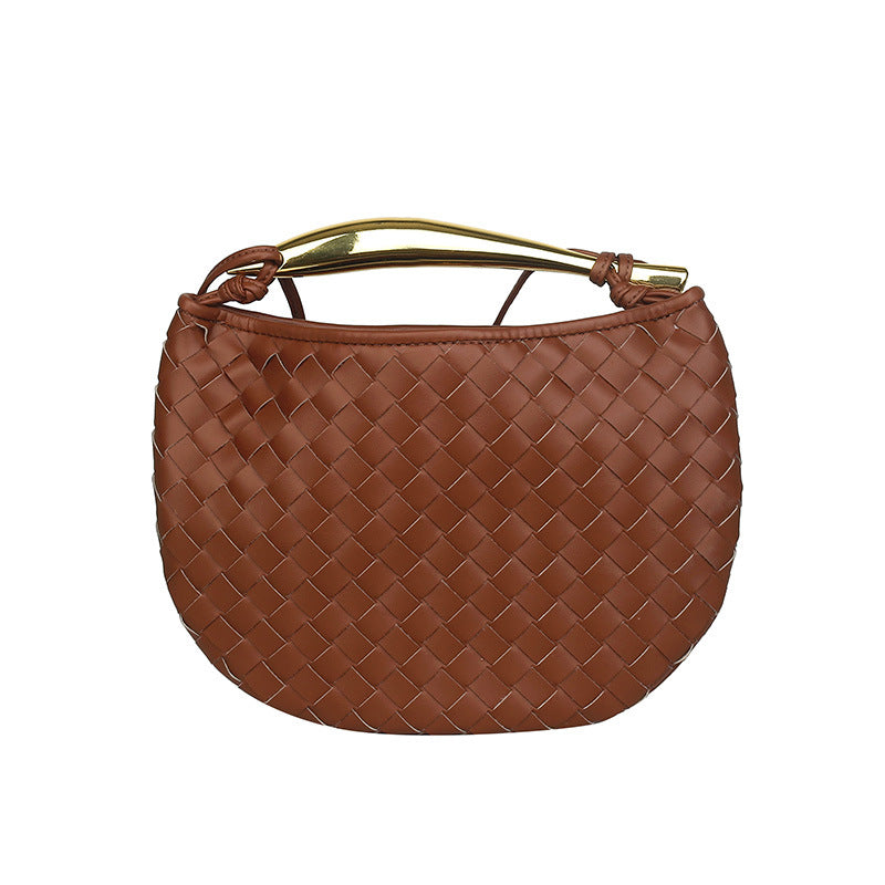 Women's Niche Sardine Hand-woven Textured Personality Chain Handbags