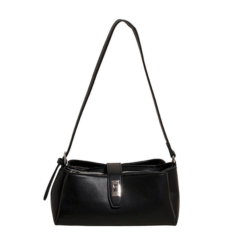 Simplicity Niche Female Summer Western Texture Leisure Underarm Bag