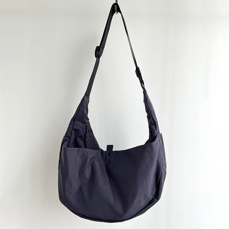 Women's Ge Early Autumn Big Simple Oxford Cloth Dumpling Large Capacity Shoulder Bags