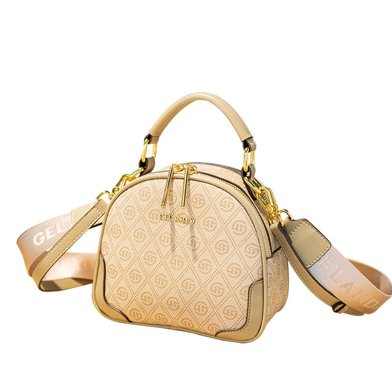 Women's Retro Elegant Boston Plaid Contrast Color Women's Messenger Bag
