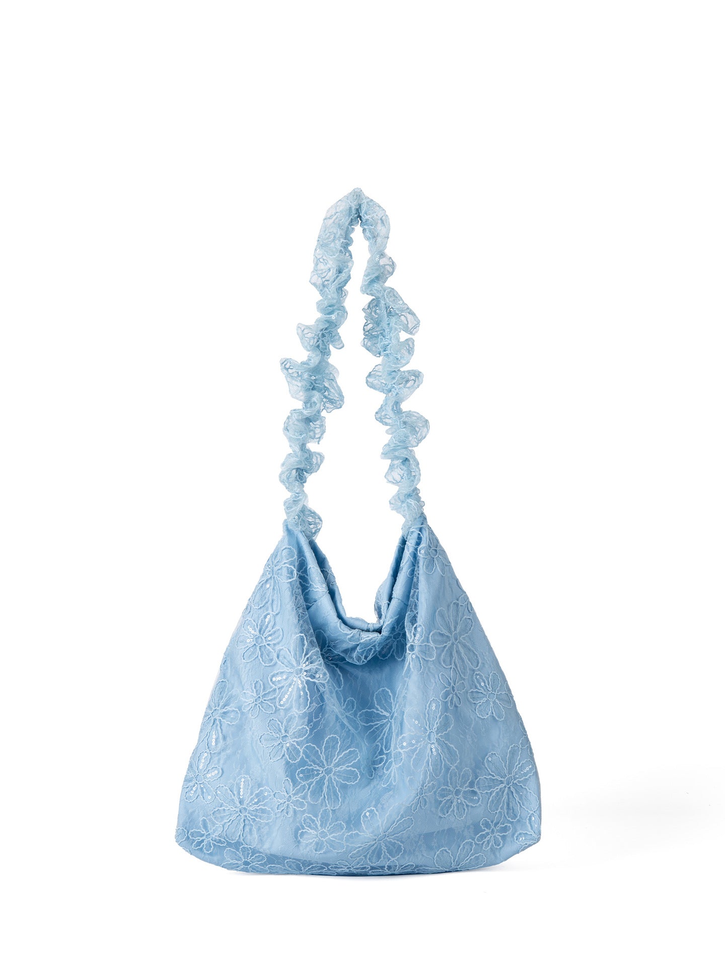 Wind Simple Lightweight Embroidered Large Capacity Lace Tote Bags