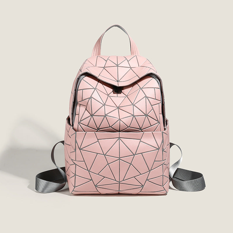Summer Geometric Rhombus Female Fashion Leisure Women's Backpack