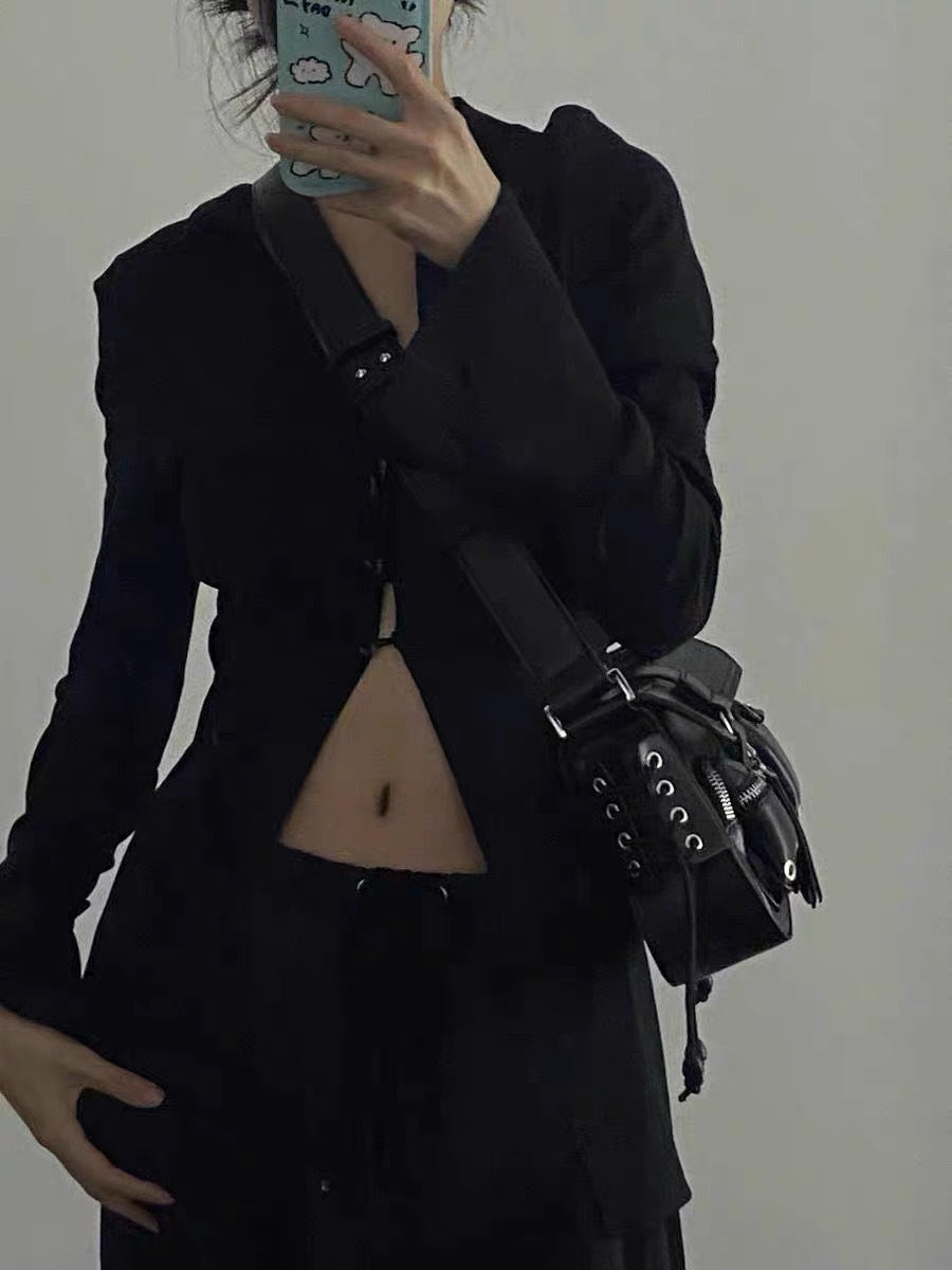 Women's Texture Trendy Cool Hot Underarm Baguette Bags