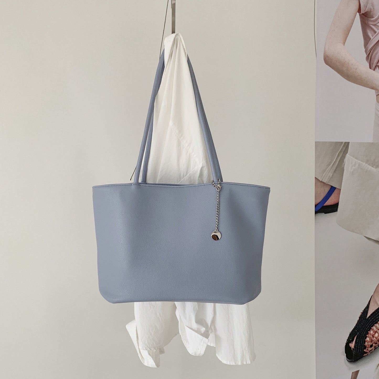 Women's Commute Big Solid Color Fashion Large Shoulder Bags