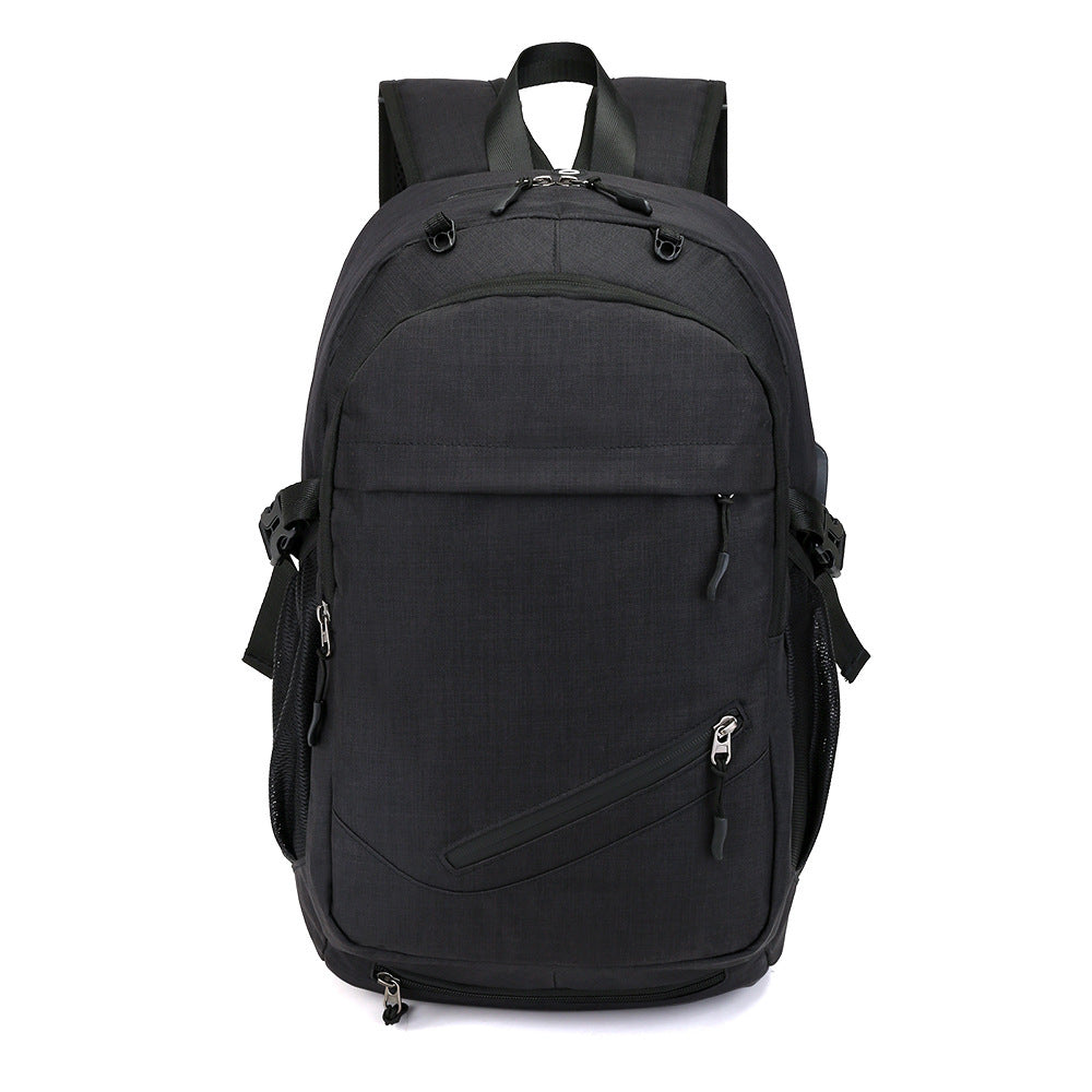 Men's Basketball Oxford Cloth Rechargeable Waterproof Inch Sports Backpack