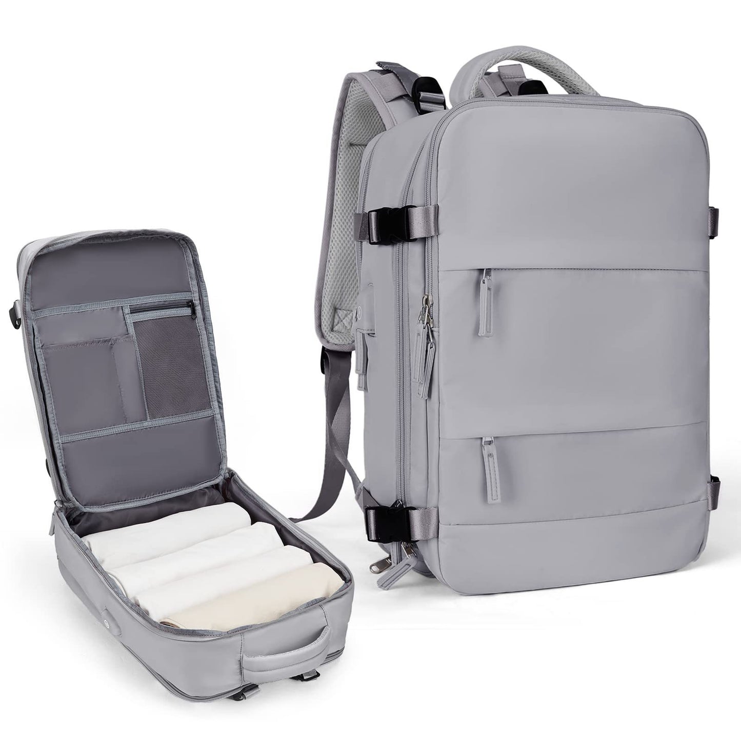 Women's & Men's Logo Airline Approved Carry-on Flight Waterproof Leisure Backpack