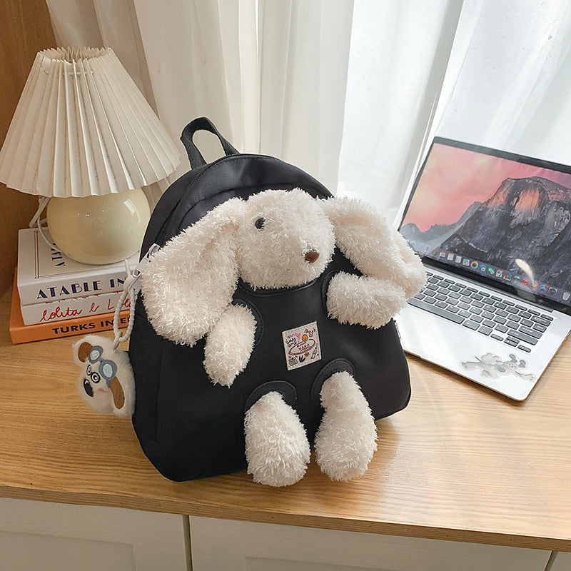 Women's Cute Cartoon Fashion Good-looking Design Sense Niche Leisure Backpack