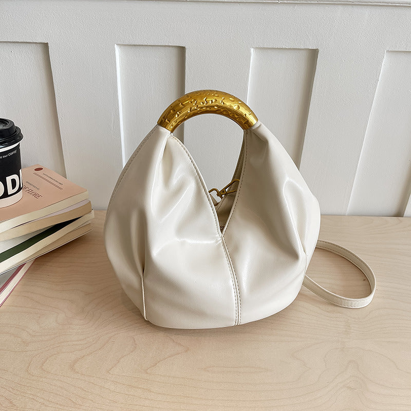 Women's Fashionable Minority Simple Advanced Metal Women's Handbag