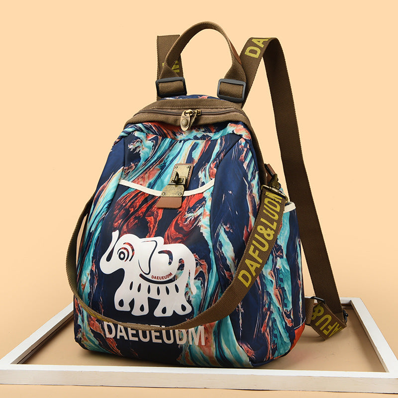 Women's Fashion Large Capacity Flower Lady Storage Bags
