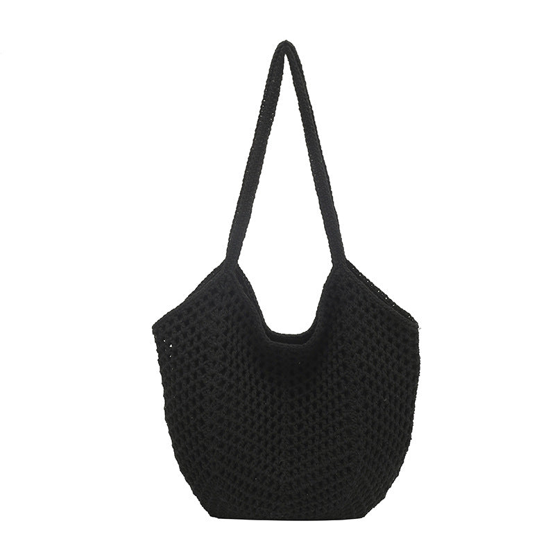 Women's Beach Vacation Style Straw Fashion Large Capacity Woven Women's Shoulder Bag