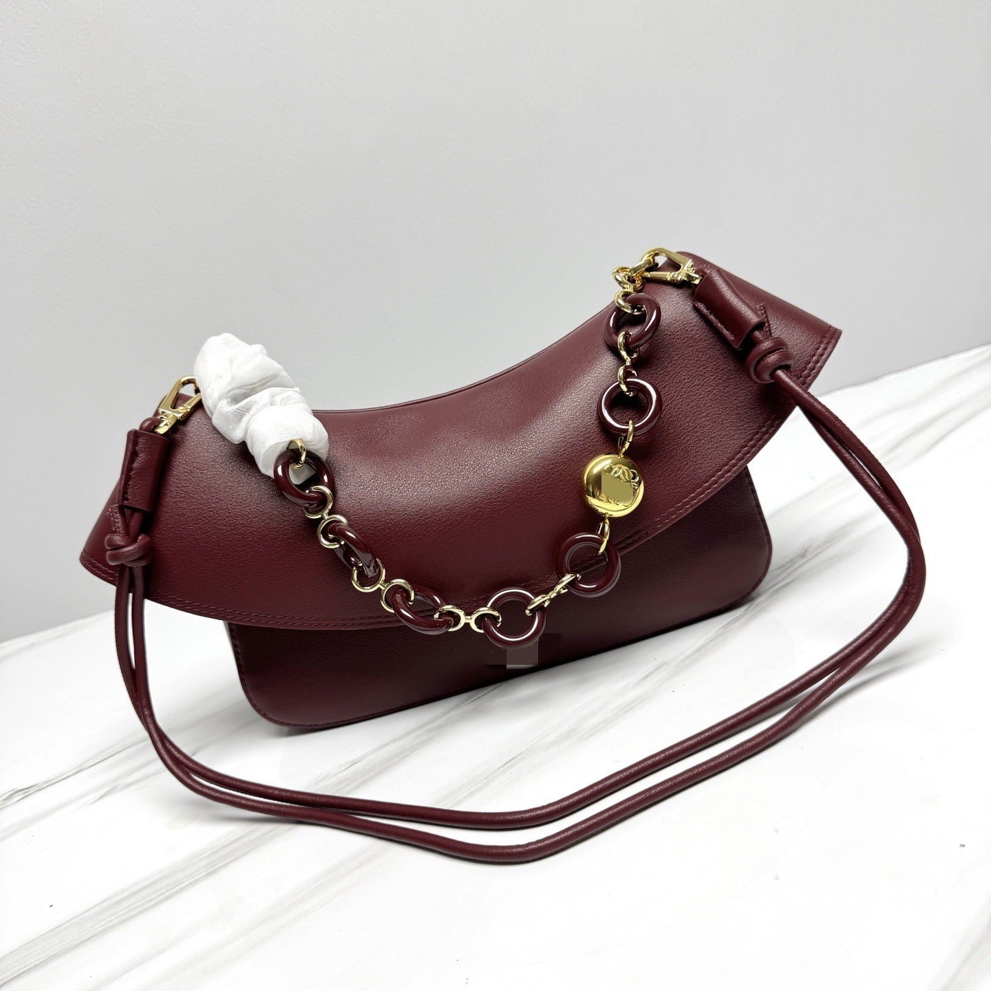 Women's High Version Mi Medium Fashion Genuine Underarm Bag